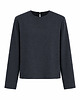 bluzki z długim rękawem damskie Herringbone Tweed / bawełniana bluzka w jodełkę 2