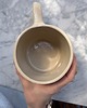 kubki i filiżanki Duży Ceramiczny Kubek Handmade 450 ml z Zajączkami Wielkanocny Kubek 2