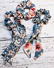 gumki do włosów Pela' SCRUNCHIE Chloe  pudrowe kwiatki 6