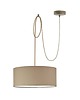 lampy wiszące Czarna lampa wisząca do salonu WAIKIKI W1 2