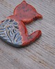 magnesy Ceramiczny magnes kot czerwony 1