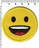 naszywki na ubrania Naszywka naprasowanka EMOJI WESOŁA termoprzylepna haft 5,5cm 1