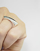 pierścionki srebrne BLOW ring / glossy silver 5