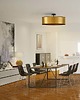 plafony Złota lampa sufitowa w stylu glamour WENECJA MIRROR fi - 50 cm 3