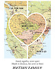 plakaty Plakat Personalizowana mapa rodzina 3 lokalizacje 2