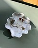pojemniki na biżuterię Ceramiczna podstawka Biały Kwiat 1
