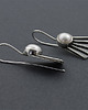 kolczyki wire wrapping Z perłami - kolczyki 2