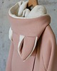 bluza z kapturem damska Bluza Damska Brzoskwiniowy KOT 5
