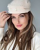 fascynatory Toczek filcowy / fascynator kremowy 9