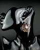 kolczyki wire wrapping Kolczyki z surowym ametystem 4