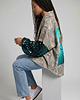kurtki damskie Auri Lili Kurtka Asana Frida Turquoise z odwracalnymi cekinami one size S 5