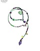 chokery Boho cudny naszyjnik z drobnych koralików z winogronem PREZENT handmade 7
