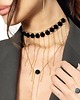 chokery Choker z łańcuszkami Fashion Stones 3