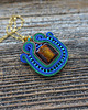 wisiory Peacock eye- wisiorek soutache 5