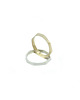 pierścionki - różne POLYGON MINI multi / satin brass/silver 5