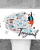 plakaty Warszawa Targówek Mapa plakat 70x50 cm 2