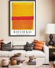 plakaty Plakat Rothko Yellow Orange Red 3