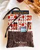 pokrowce i etui - różne Personalizowane etui na książkę, book sleeve ze sztruksu, Tea & Books 3