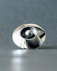pierścionki srebrne Duży pierścionek z kulą SILVER ORB 4