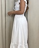 sukienki midi damskie Bawełniana sukienka midi Bianco 2