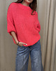 swetry damskie  Moherowy sweter Rosso 2