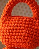torebki do ręki Candy mała torebka  bawełniana neonowa pomarańczowa 8