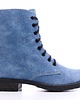 botki damskie Botki wysokie skórzane styl jeans (6668) 4