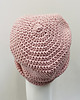 czapki damskie Czapka całoroczna przejściowa cienka bawełna s/m róż 4