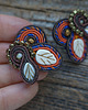 kolczyki soutache Kolczyki soutache Jesienny liść 2