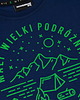 t-shirty dla chłopców Koszulka dla dziecka MAŁY WIELKI PODRÓŻNIK granatowa 3-4 lata 3