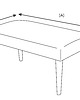 ławki Ławka Tapicerowana bench4home Pufa Przedpokój 4