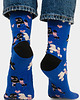 skarpetki męskie Skarpetki zakochane psy pudle z serduszkami niebieskie skarpetki we wzory Kabak 6