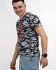 t-shirty męskie T-shirt męski  moro do V z nadrukiem 3