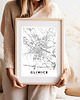 plakaty Plakat Mapa Gliwice - rożne formaty 5