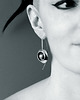 kolczyki wire wrapping Długie kolczyki srebrne z kulką 5