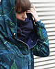bluza z kapturem damska Oversize bluza długa ogromny kaptur  w liście 3