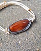 bransoletki wire wrapping Agat na lato  - bransoletka sznurkowa 1