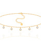 chokery Choker z cyrkoniami 1