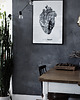 grafiki i ilustracje Plants heart 50x70 cm 1