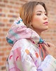 kurtki damskie Kurtka parka zimowa - pastel 3