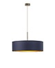 lampy wiszące Nowoczesna lampa wisząca LED do salonu SINTRA GOLD z abażurem 60 cm 7