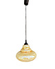 lampy wiszące Szklana opalizująca lampa wisząca, Narva Leuchen, Niemcy, lata 70. 4