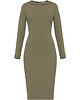 sukienki midi damskie  Sukienka khaki YY100064_RAL6007 3