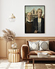plakaty Plakat Nieoczekiwana zmiana miejsc Grant Wood American gothic 3