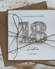 kartki scrapbooking Ręcznie robiona kartka na 18 urodziny z personalizacją 1