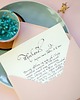 zaproszenia i kartki na ślub Personalizowany list zaręczynowy dla Niej kaligrafowany atramentem 1