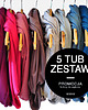 szale damskie promocyjny zestaw 5 TUB wybierz KOLORY 1