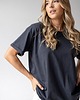 t-shirt damskie T-shirt Voila Zgaszony Granat 3