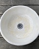 umywalki UM8 Umywalka ceramiczna, biała, okrągła, folkowa koronka na dnie 2