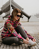 bluza z kapturem damska Damska Bluza Expres Zamek DR.CROW Drawn Flowers 2